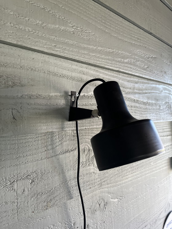 Image 1 of Vintage Black Anvia Wall Spotlight