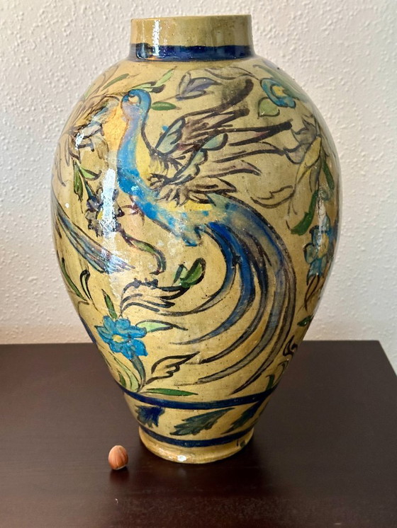 Image 1 of XXL VASE DYNASTIE KADJAR PERSE ANCIEN