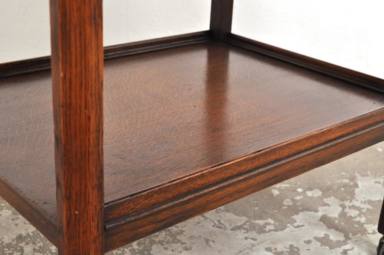 Image 1 of Chariot ancien en chêne avec tiroir, années 1920