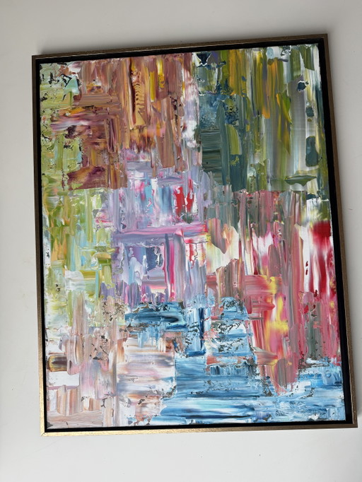 Artwork 90x70cm including floating frame