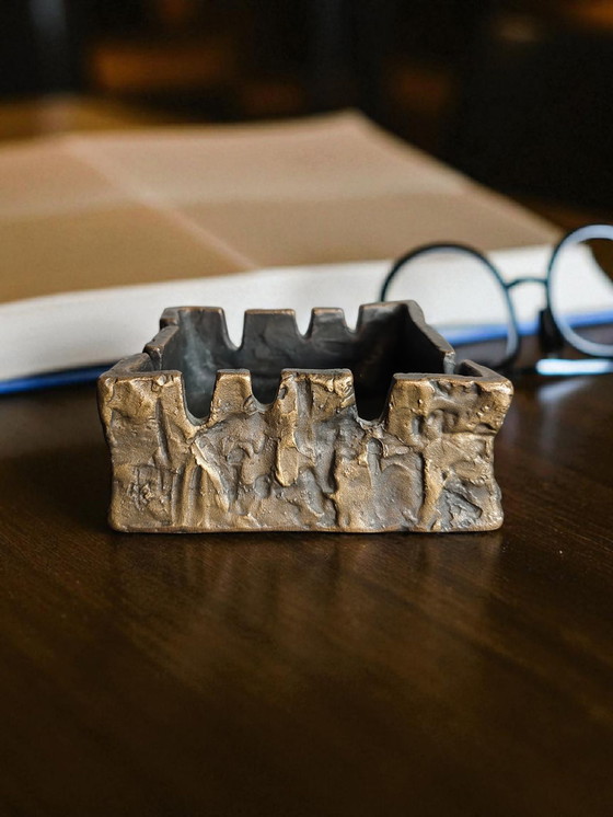 Image 1 of Brutalist Bronze Vide Poche 1960s – Zuttion Cosmetics / Brutalist Bronze Vide Poche 1960s Zuttion Cosmetics