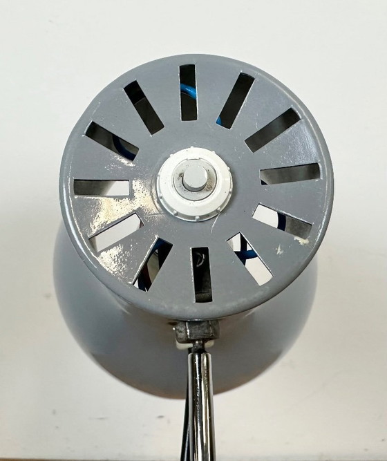 Image 1 of Lampada da tavolo grigia di Josef Hurka per Napako, anni '60