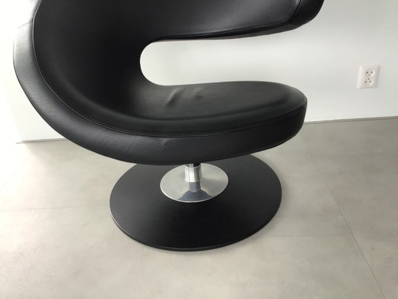Image 1 of Club Varvier Peel en cuir noir