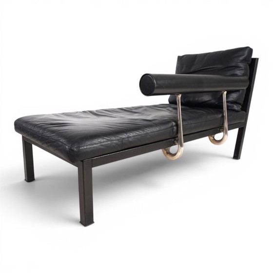 Image 1 of B&B Italia Baisity leren chaise longue/ligbed van Antonio Citterio, 1980