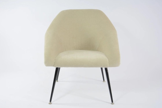 Image 1 of Schelpfauteuil, crème/beige
