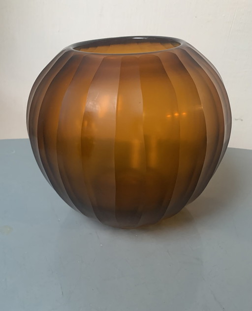 Der bernsteinfarbene Art-déco-Stil von Moser wurde von Joseph Hoffmann handgefertigt