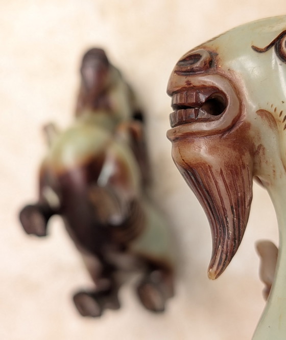 Image 1 of Set unico di capre cinesi di giada