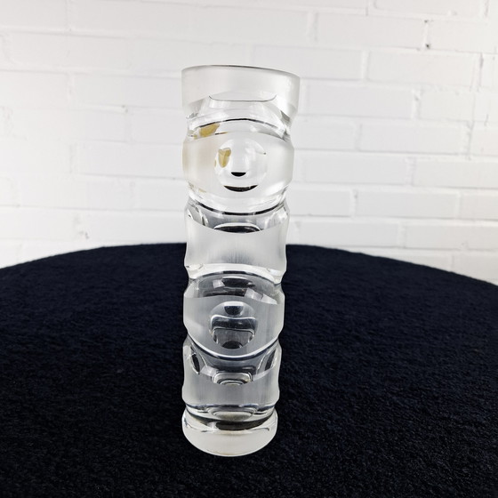 Image 1 of Vintage Joska vase 1960s/70s lead crystal glass mid-century modern design