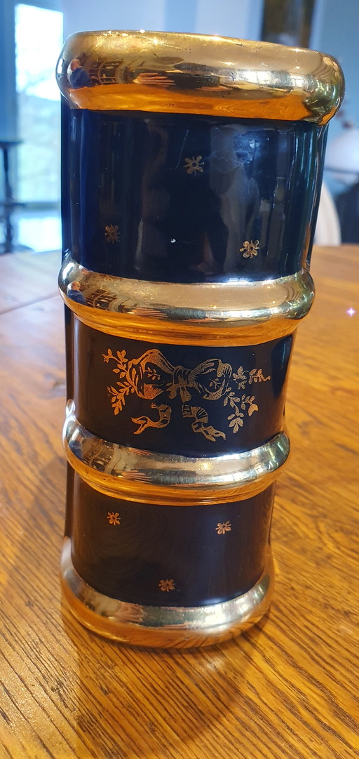 CROZET fine earthenware book-bottle