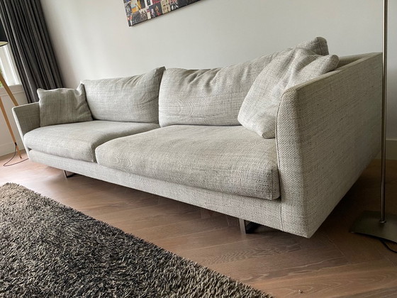 Montis Axel 3-seater Sofa – 250 cm – beige Ploegstof – Metal, Textile (photo 3 of 5)