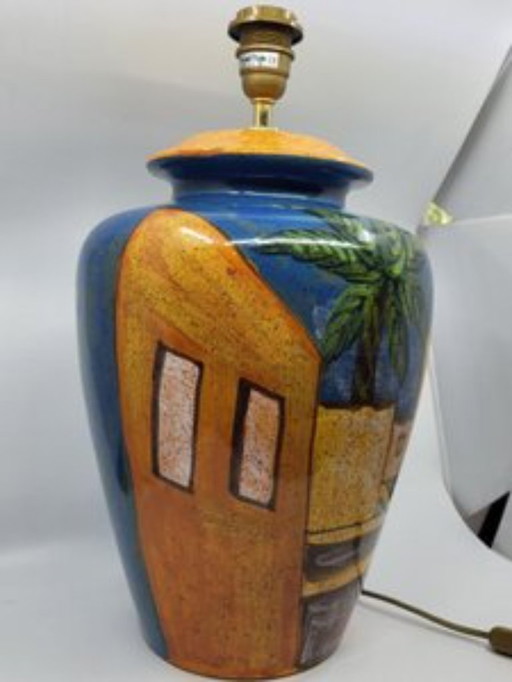 Large lamp Hubert Olivier France Cote d'Azur 1990
