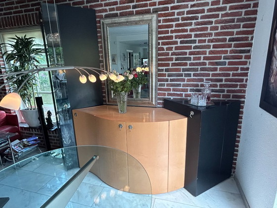 Modern Design Wandmeubel Uit 3 Delen – Wandkast, Glass, Wood (photo 19 of 20)