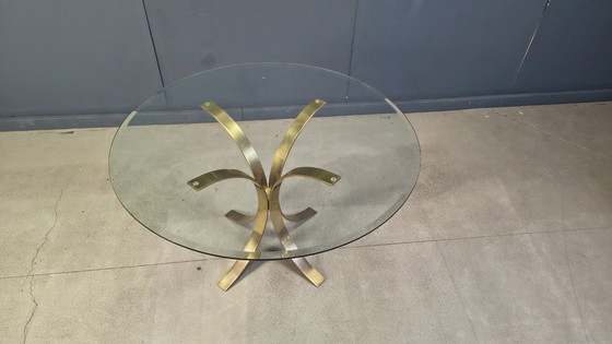 Image 1 of Vintage brass dining set by Belgochrom, 1970s