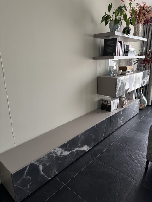 Unidad de libros de pared Lago – boekenkasten, Glass, Mdf