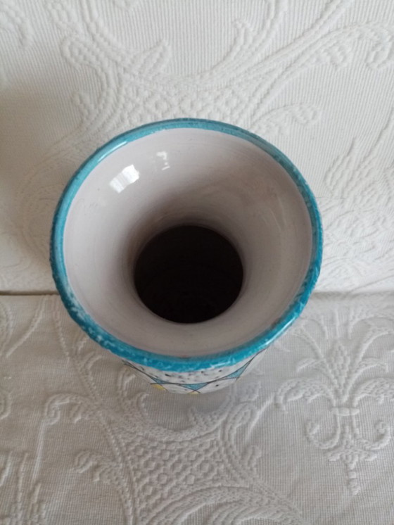 Image 1 of Italian ceramic vase Fratelli Fanciulacci 1960s (20.50cm) 