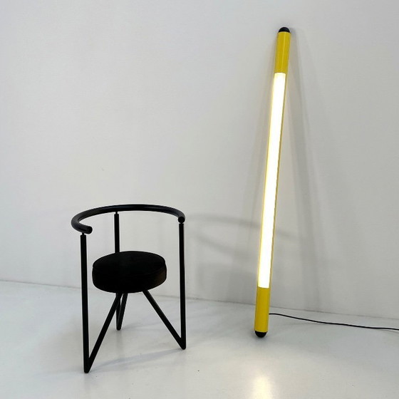 Image 1 of Yellow Medium Neon Lamp from DIL, 1980s