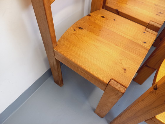 Image 1 of Set di 8 sedie scandinave vintage di Ilmari Tapiovaara per Asko in pino degli anni &#39;70