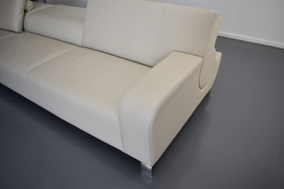 Neuwertige Exklusive Leolux Design Lounge Eckbank – Modulare Sofas, Leather, Metal (photo 9 of 15)