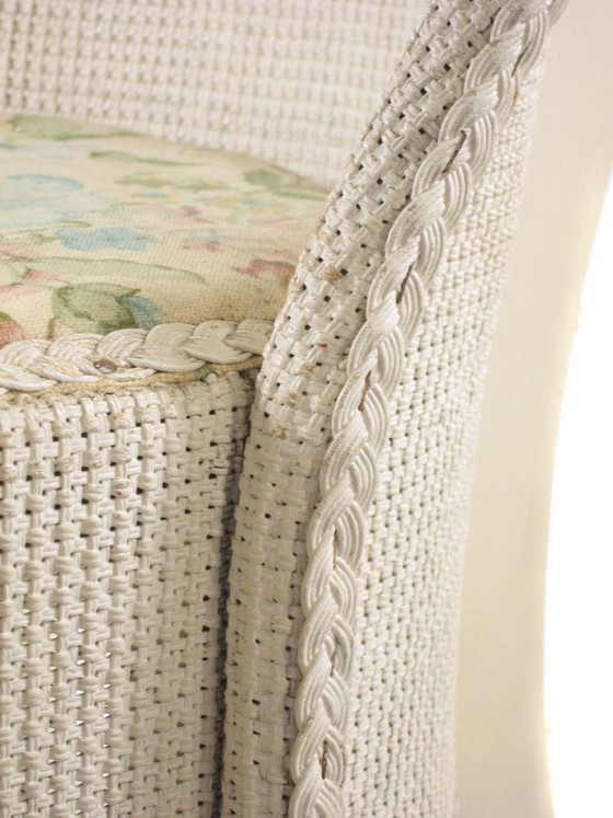 Image 1 of Sedia in stile Lloyd Loom Studio con cassetto