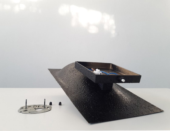 Image 1 of Raak 'Balance' wall lamp, Bertrand Balas metal lamp, 60s lamp, Space age wall lamp