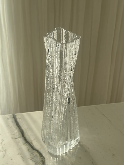 Vintage Rosenthal Brutalist Arctic vase designed by Martin Freyer from 1970