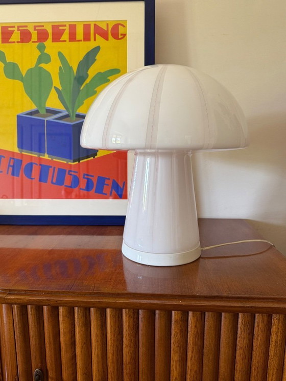 Image 1 of Paddenstoel Murano glazen tafellamp, Italië, 1970