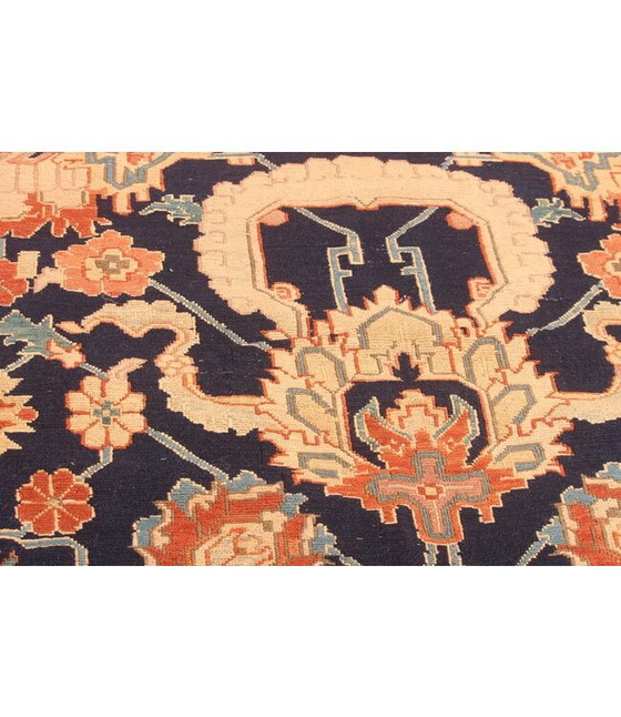 Tapis kilim Sumak tissé à la main 357x273 cm, Laine, Beige (photo 7 sur 9)