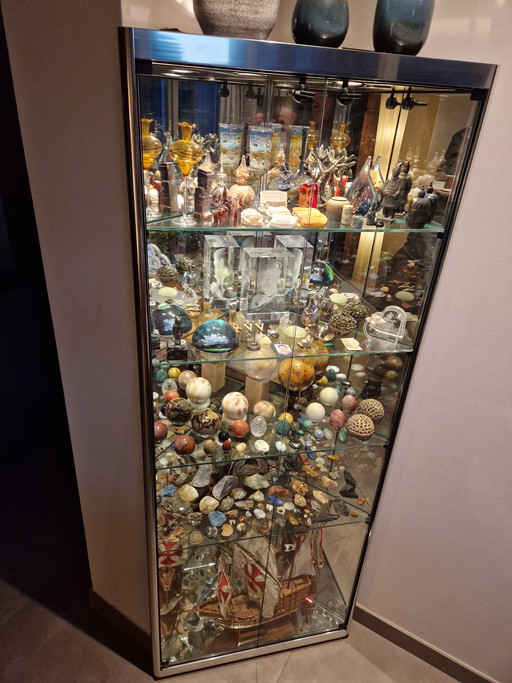 Espejos y cromo para vitrinas