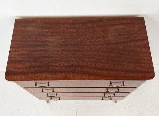 Swedish vintage Chest of drawers – Metal, Mid Century Modern (photo 9 of 12)