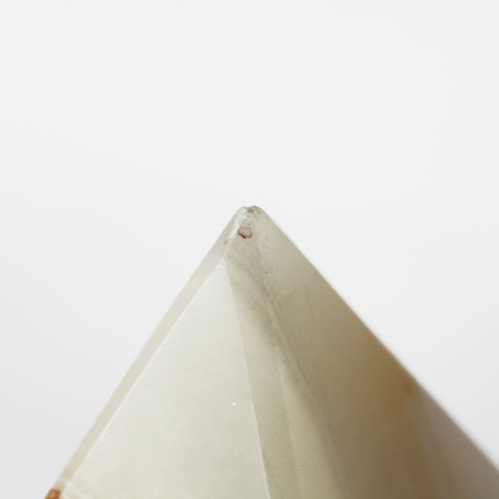 Image 1 of Vintage onyx piramide lamp