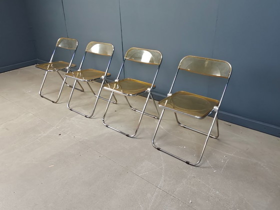 Image 1 of Chaises plia vintage de Castelli, années 1970