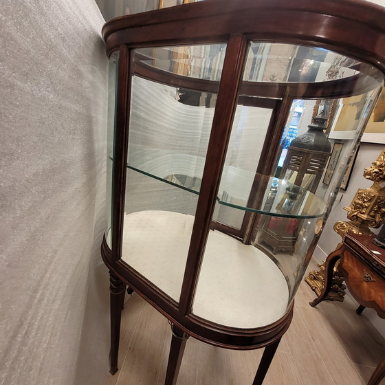 Image 1 of Vitrina, Madera De Caoba, Estilo Eduardiano, Pp. S. Xx – Inglaterra