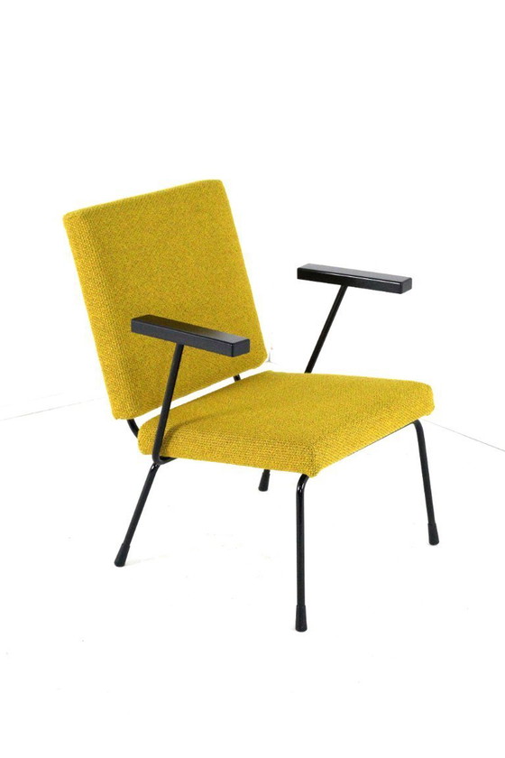 Image 1 of W.H. Fauteuil Rietveld pour Gispen, tapissé vintage