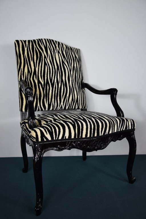 Poltrona barocca in stile Luigi XV