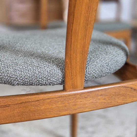 Image 1 of 5 Johannes Andersen 'Juliane' Vintage jaren 60 Deense stoelen