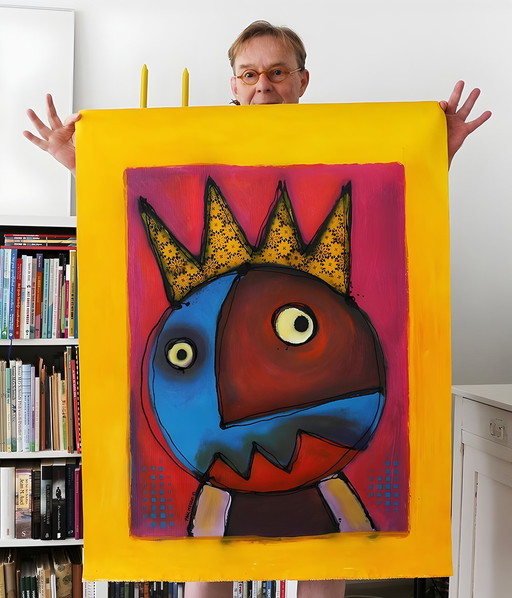 Peinture de parents "Le Roi