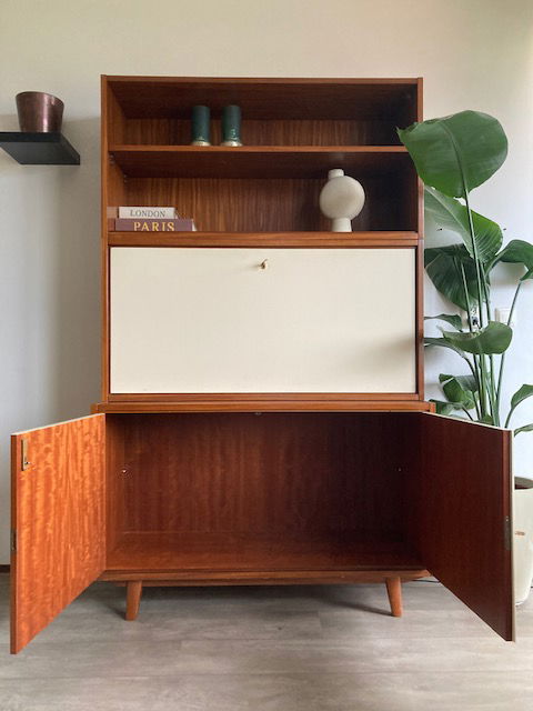 Retro Vintage-Sekretär aus der mid-century