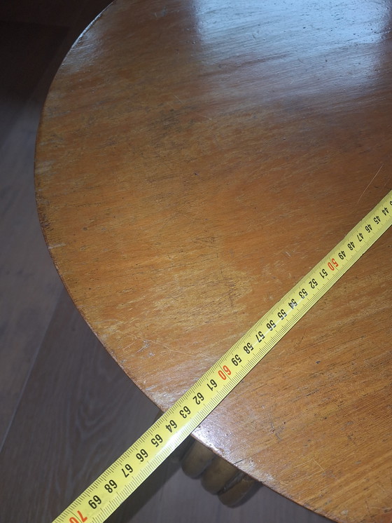 Image 1 of Mesa de centro única de ratán y bambú de la década de 1950