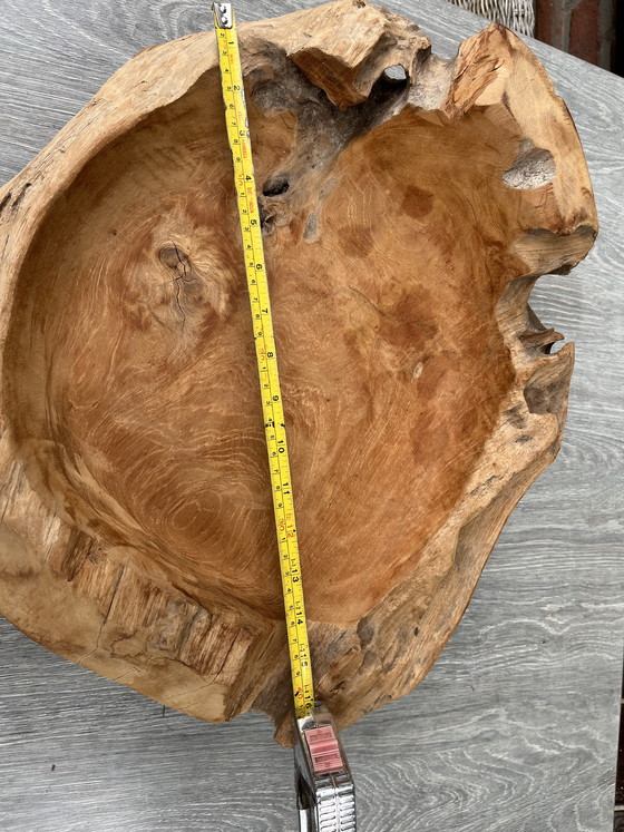 Image 1 of bol décoratif en bois