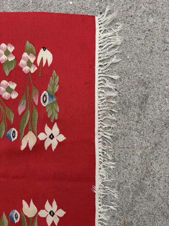 Image 1 of Roemeens Kilim-tapijt uit de jaren 1950