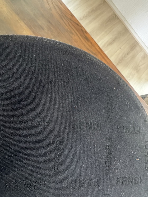 Original Fendi Beistelltisch – Beistelltische, Leather, Metal (photo 11 of 15)
