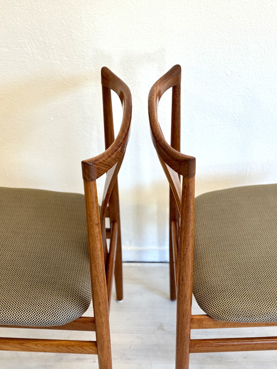 Image 1 of 6 Danish vintage dining chairs – Henning Sørensen for Danex (1960s)
