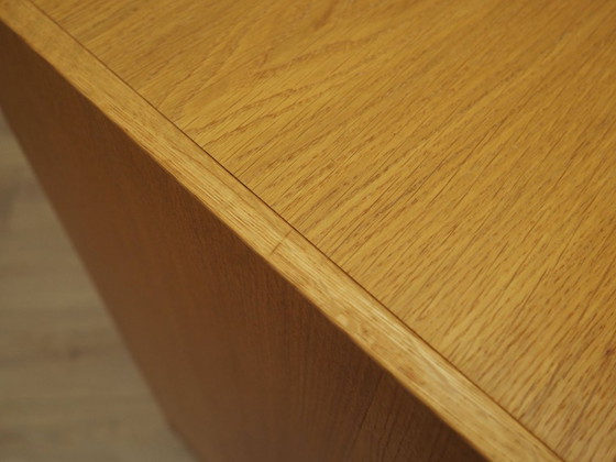 Danish chest of drawers in ash veneer, six drawers, 1970s, Wood, Yellow (photo 7 of 15)