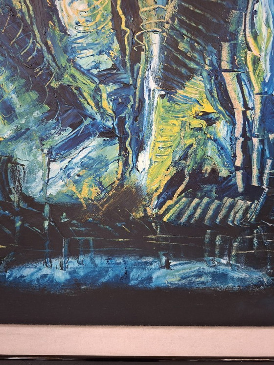 Image 1 of Informal Abstract Work Signed by G. Aprosi, 1980s