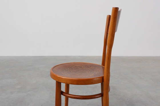 Image 1 of Art Deco Bugholzstuhl von J & J Kohn, Österreich ca. 1910