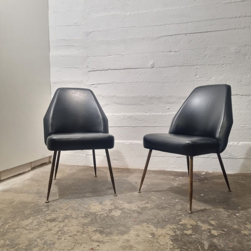 Campanula stoelen jaren 50 - Carlo Pagani Arflex | Mid-Century Modern Design Meubelen