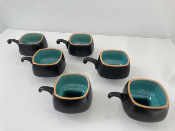 Image 1 of Ensemble de six tasses à thé japonaises modernes