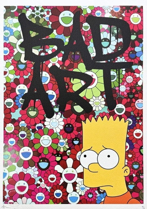 Death NYC - Bart Simpson Bad Art - Édition limitée avec certificat