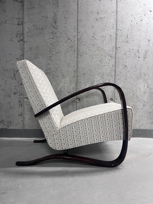 Halabala H269 Armchair – Jindřich Halabala Art Deco Czech Lounge Chair