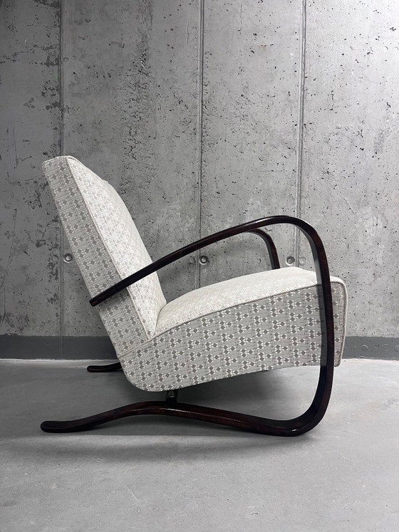 Image 1 of Pair of Halabala H269 Armchairs – Jindřich Halabala Art Deco Czech Lounge Chair